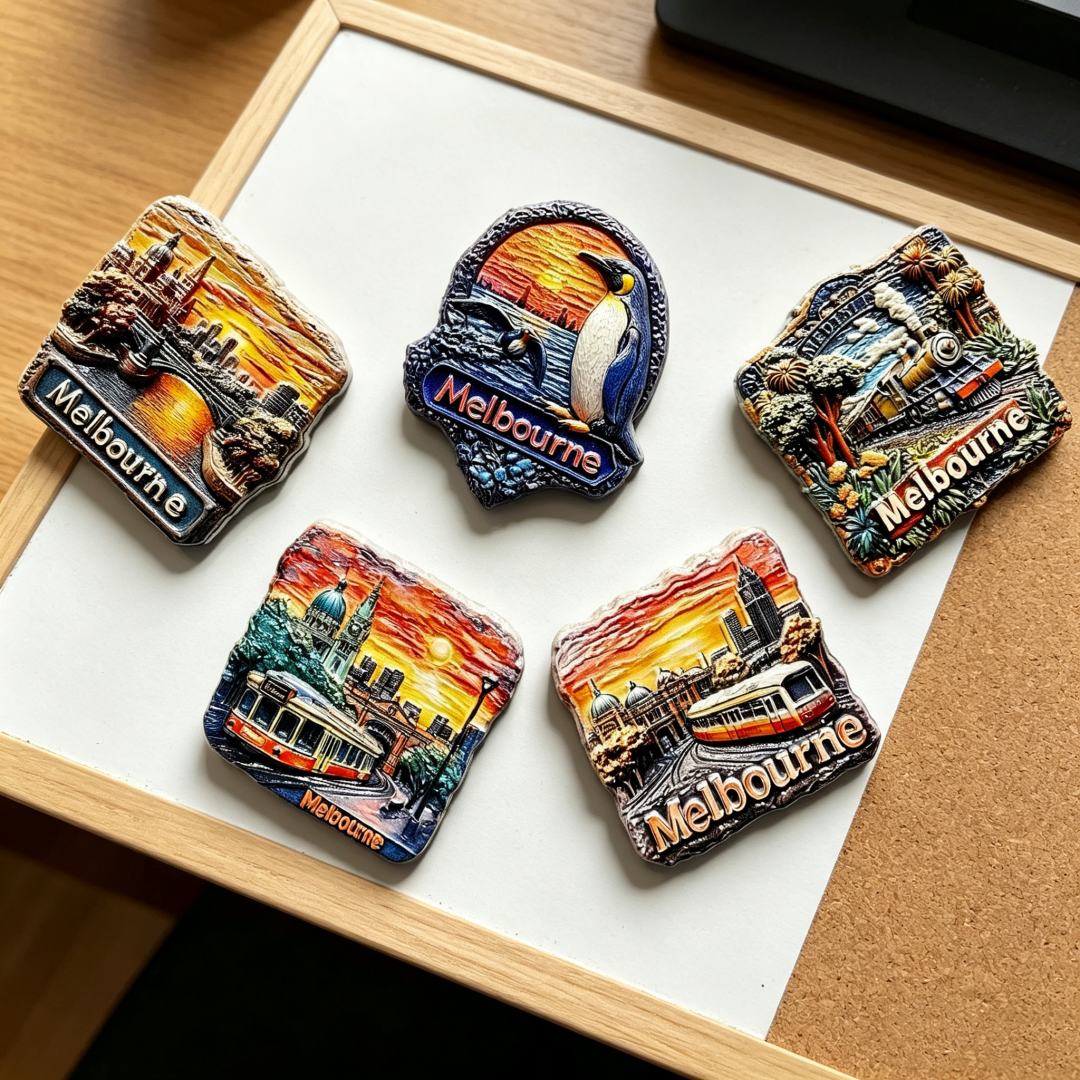 Home Decor Melbourne - Melbourne Australia 3D Fridge Magnets UV