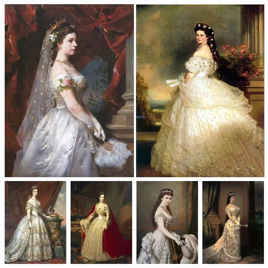 Home Decor Diy Ideas - DIY Oil Painting Kit Bavarian Princess