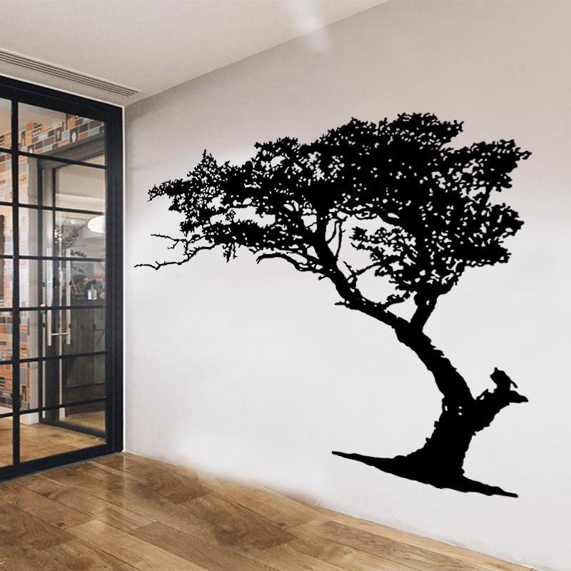 Home Decor Vinyl Flooring - Large Vintage Tree Branch Wall Sticker