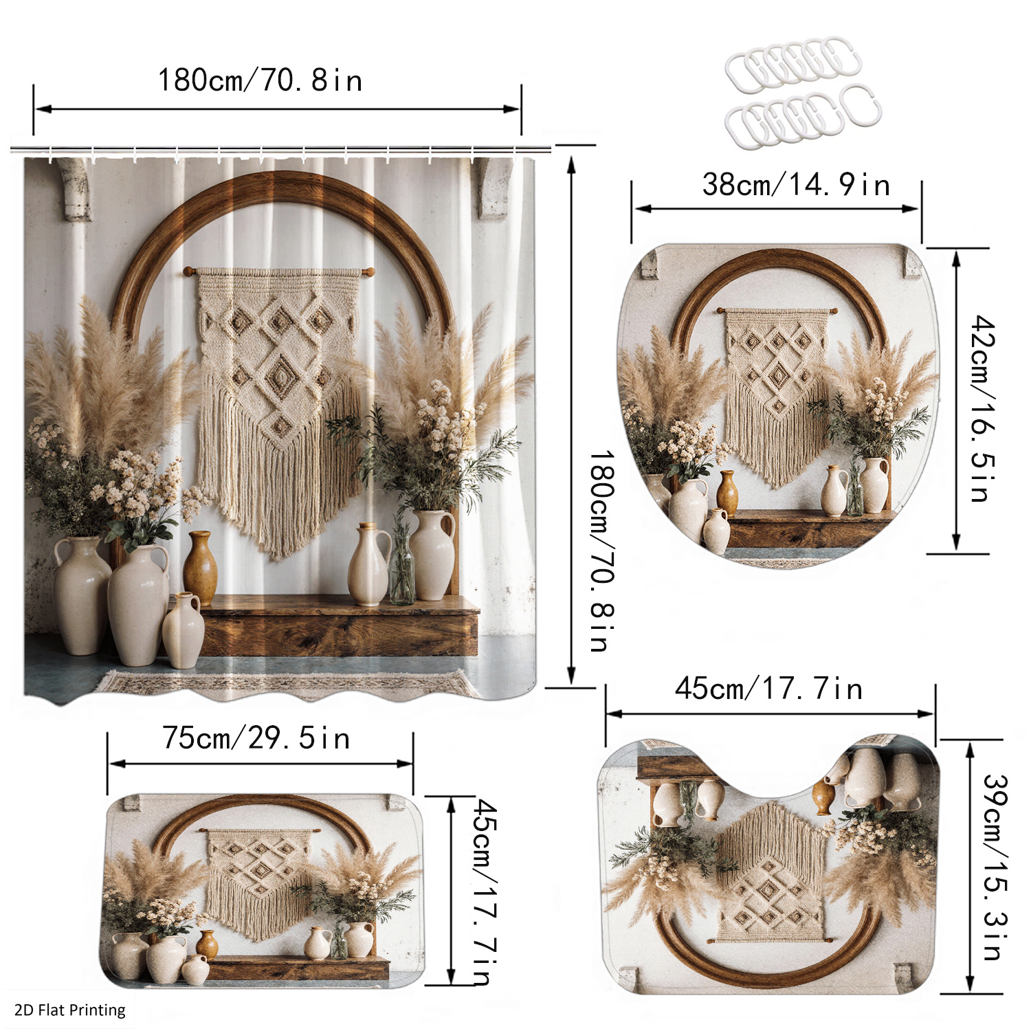 Bohemian Style Vases and Pampa - огляд і ціна Home Decor Vase With Flowers