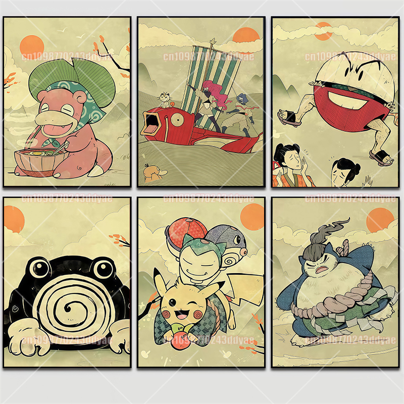 Classic Pokemon Canvas Paintin - огляд і ціна Canvas Painting