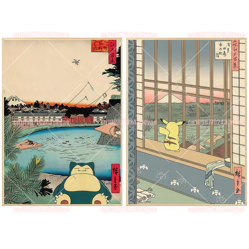 Classic Pokemon Canvas Paintin - огляд і ціна Canvas Painting