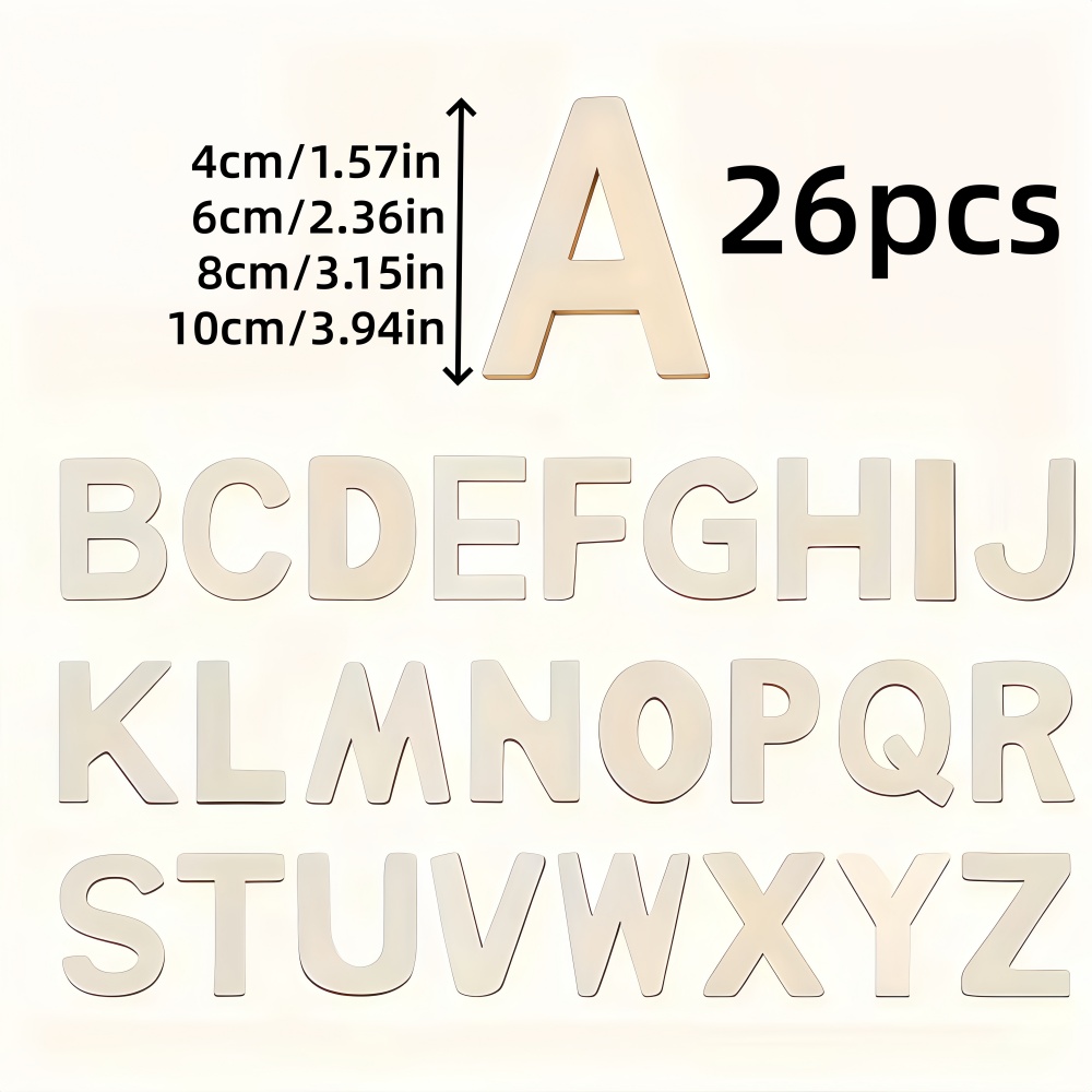 26pcs Designable Wood Letters  - огляд і ціна Wooden Letter Sign