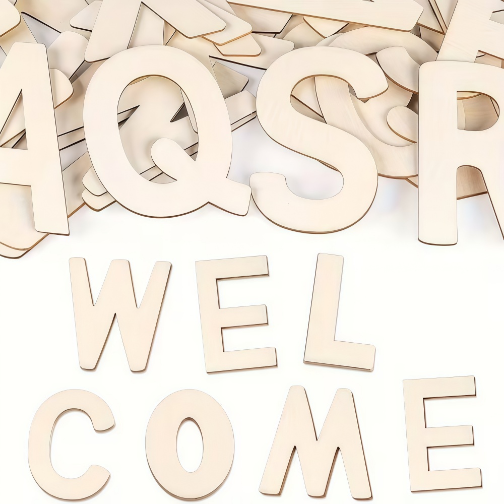 26pcs Designable Wood Letters  - огляд і ціна Wooden Letter Sign