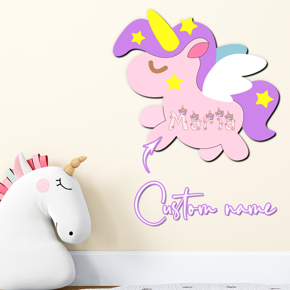 Custom Unicorn Wooden Name Sig - огляд і ціна Wooden Letter Sign