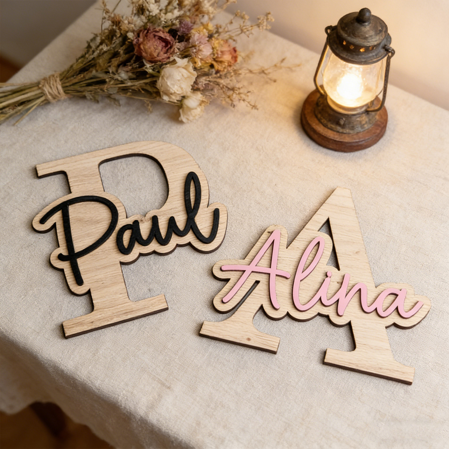 1pc Customizable Wooden Letter - огляд і ціна Wooden Letter Sign