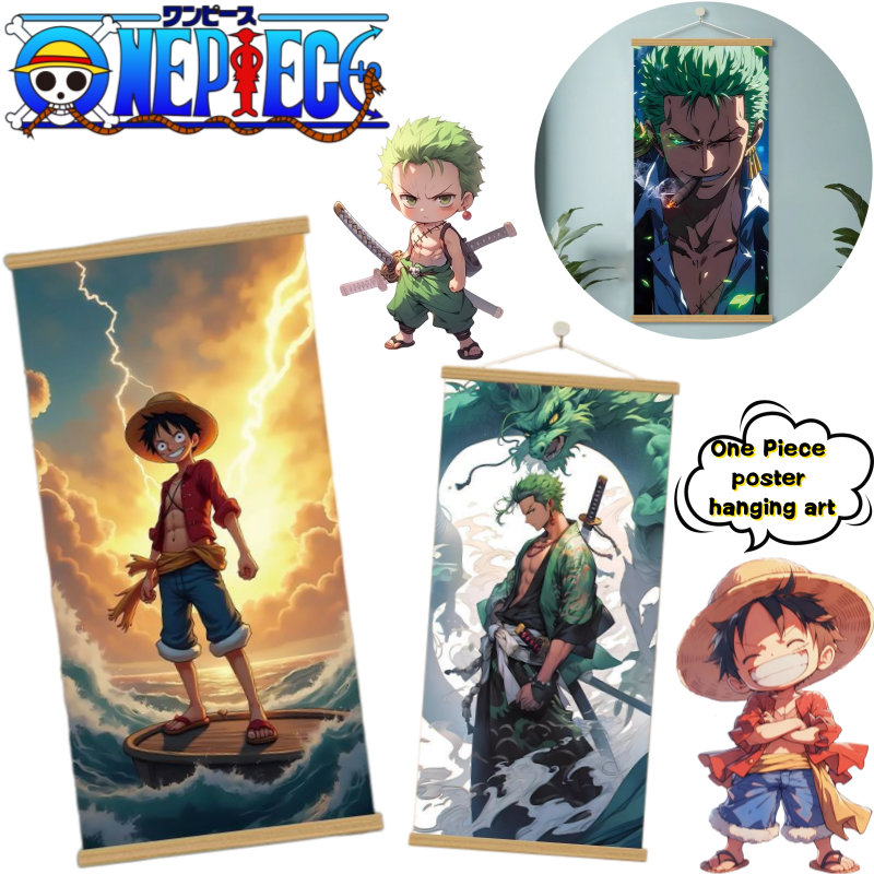 New One Piece Luffy Roronoa Zo - огляд і ціна Home Decor Painting