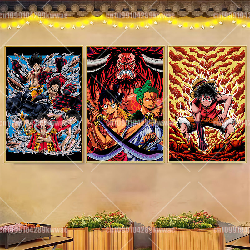 Classic One Piece Anime Cartoo - огляд і ціна Canvas Painting