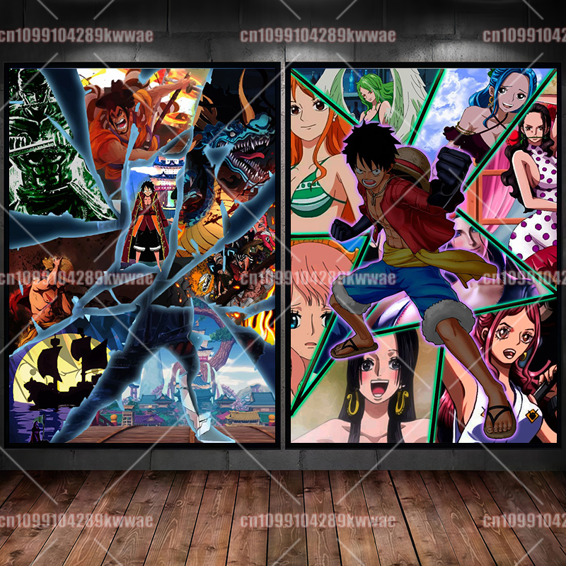 Classic One Piece Anime Cartoo - огляд і ціна Canvas Painting