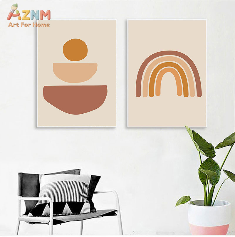 Abstract Burnt Orange Wall Art - огляд і ціна Home Decor Orange