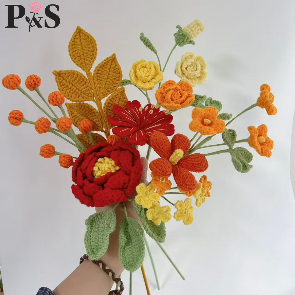 Handmade Crochet Flower Bouque - огляд і ціна Home Decor Tulip