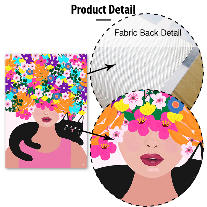 Boho Abstract Girl Vase Flower - огляд і ціна Home Decor Vase With Flowers