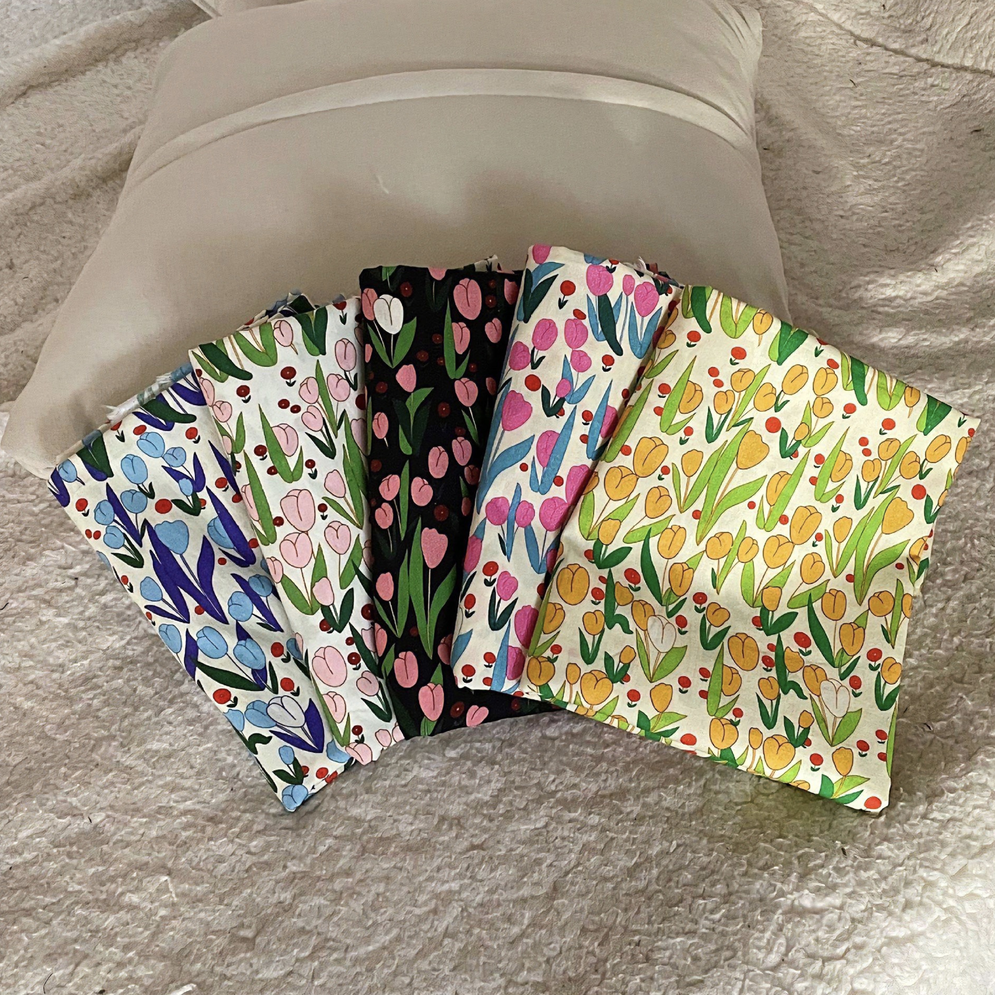 100% Cotton Fabric With Charmi - огляд і ціна Home Decor Tulip