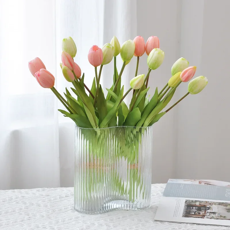 5 Heads Artificial Tulip Tacti - огляд і ціна Home Decor Tulip