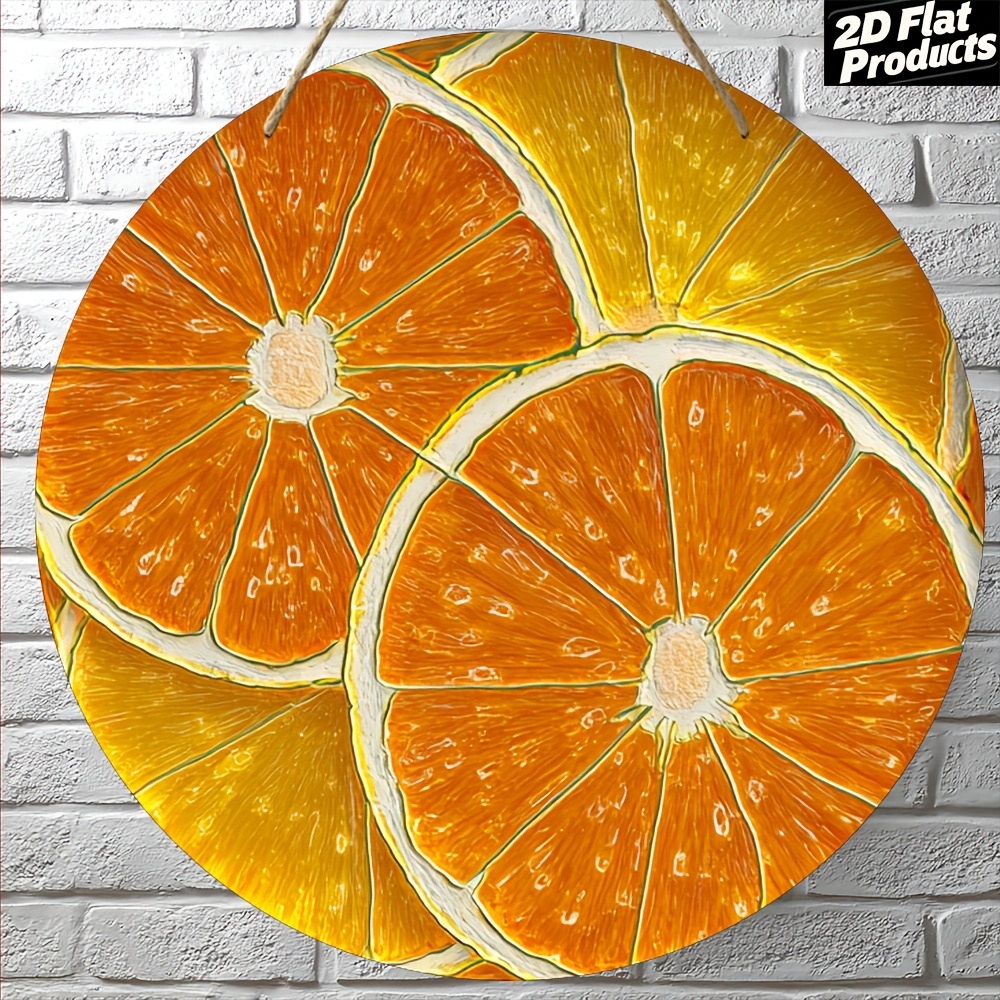 Modern Orange Aluminum Wall Ar - огляд і ціна Home Decor Orange