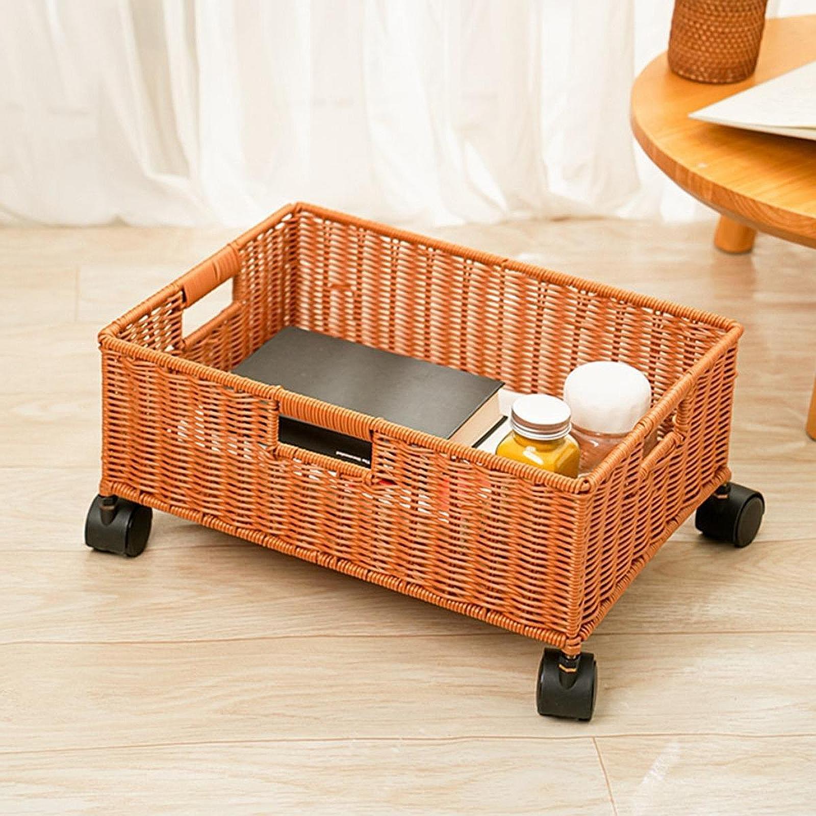 Bathroom Storage Basket with W - огляд і ціна Home Decor On Wheels