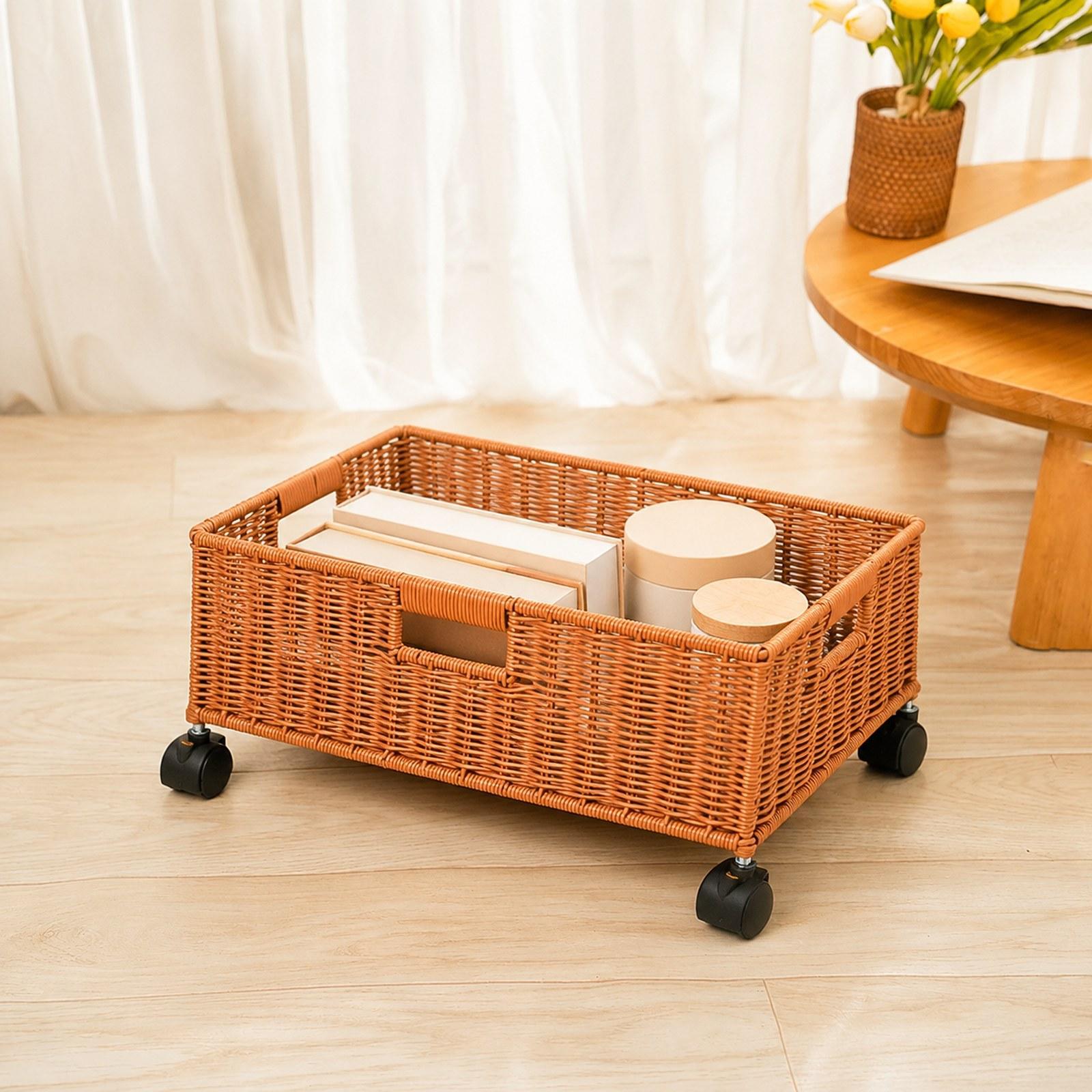 Bathroom Storage Basket with W - огляд і ціна Home Decor On Wheels