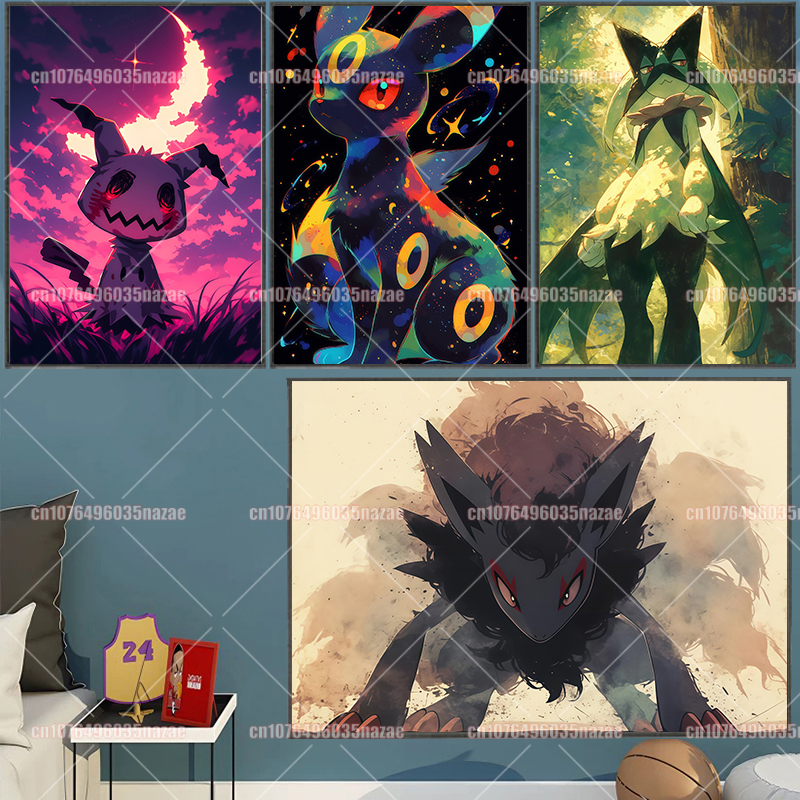 Anime Pokemon Canvas Painting  - огляд і ціна Home Decor Painting