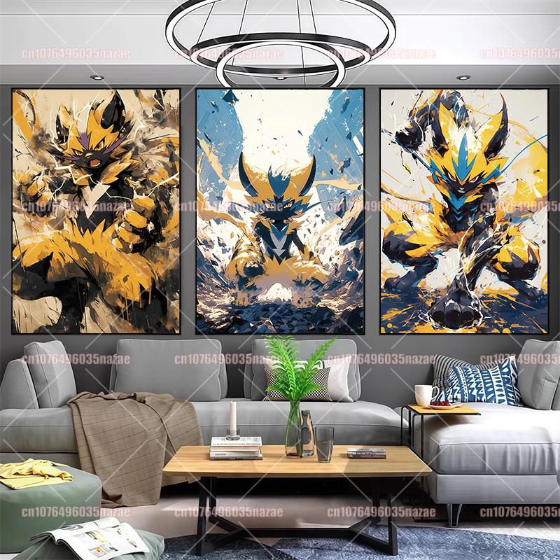 Anime Pokemon Canvas Painting  - огляд і ціна Home Decor Painting