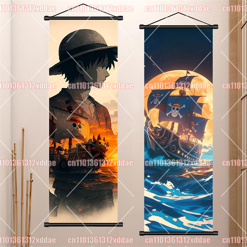 Anime One Piece Scroll Paintin - огляд і ціна Home Decor Painting