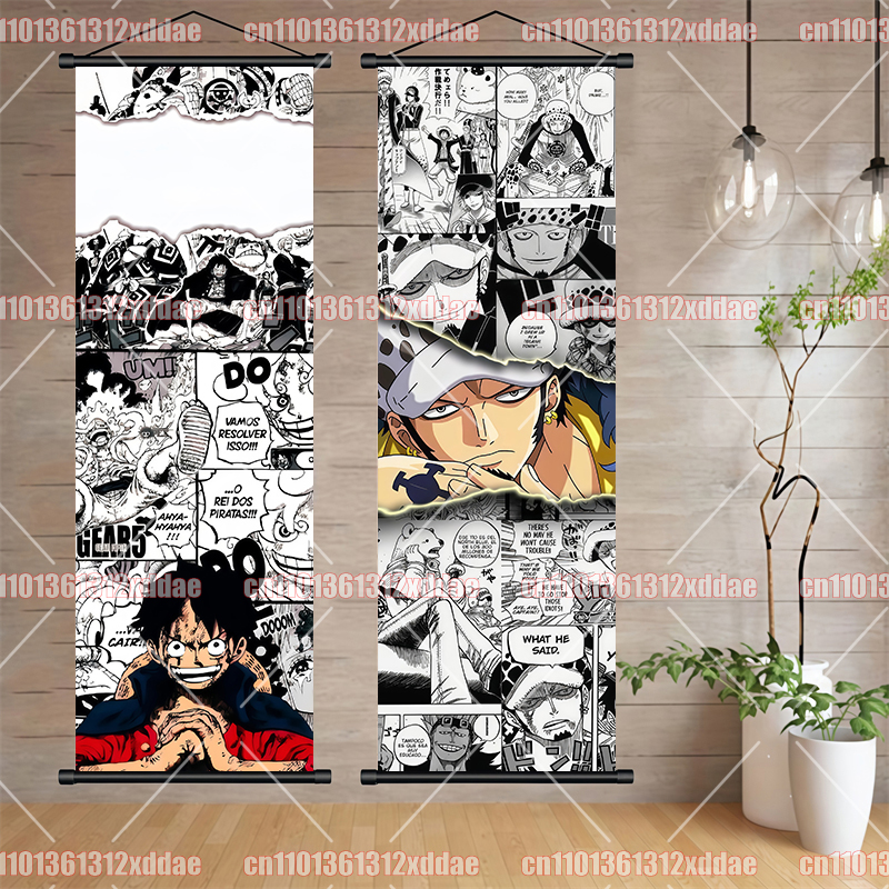 Anime One Piece Scroll Paintin - огляд і ціна Home Decor Painting