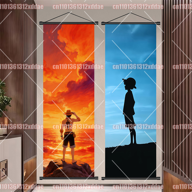 Anime One Piece Scroll Paintin - огляд і ціна Home Decor Painting