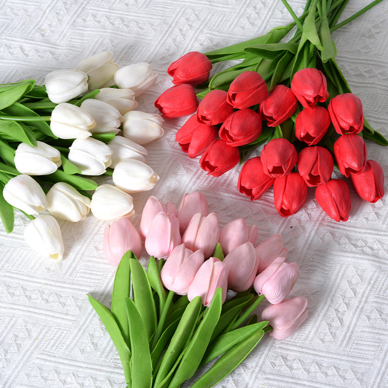 3/6/9PCS Tulip Artificial Flow - огляд і ціна Home Decor Tulip