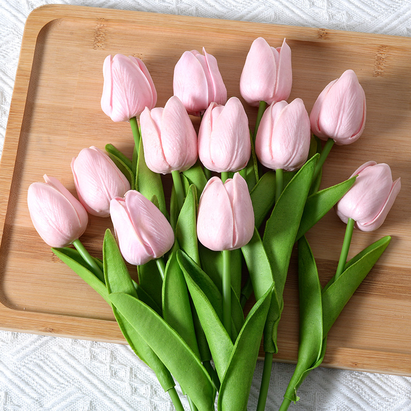 3/6/9PCS Tulip Artificial Flow - огляд і ціна Home Decor Tulip