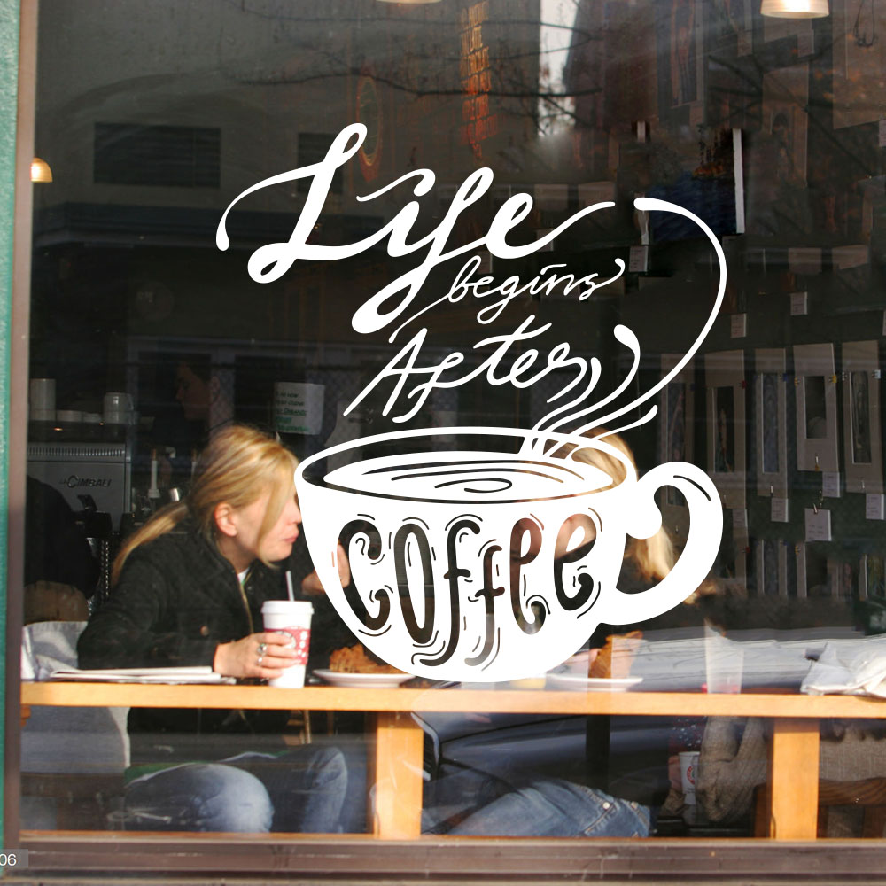 Life Begins After Coffee Mugs  - огляд і ціна Home Decor Vinyl Flooring