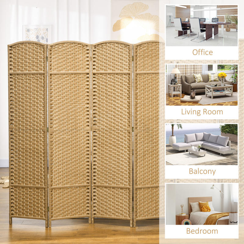 HOMCOM Folding Room Divider Sc - огляд і ціна Room Divider Screen