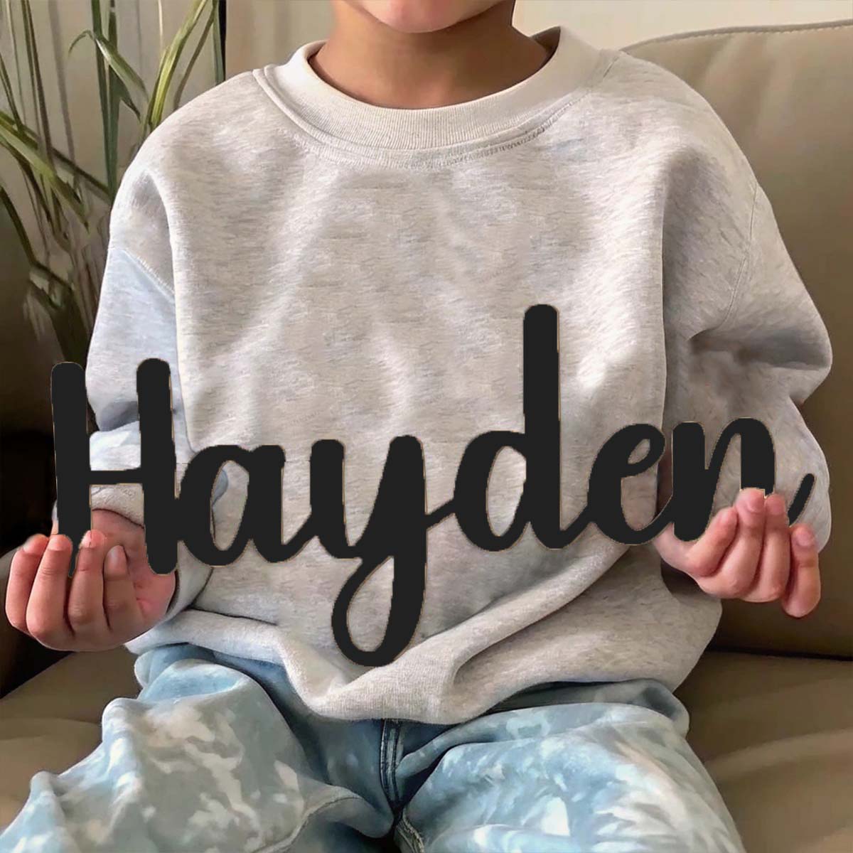 1pc Lovely Hayden black Custom - огляд і ціна Wooden Letter Sign