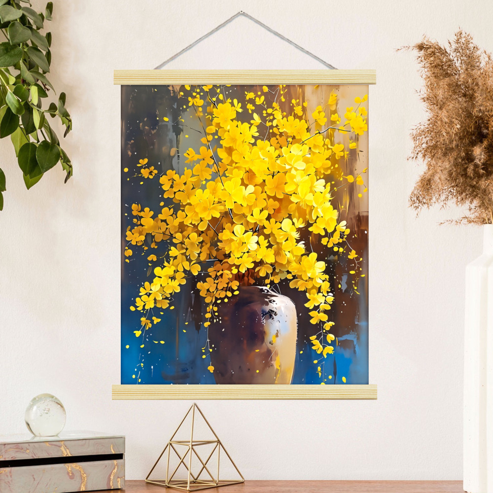 1pc 2D Flat Minimalist Wall Ha - огляд і ціна Home Decor Vase With Flowers