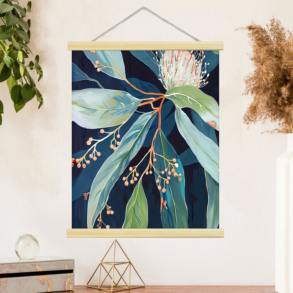 1pc 2D Flat Minimalist Wall Ha - огляд і ціна Home Decor Vase With Flowers