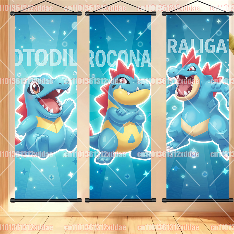 Pokemon Scroll Painting Dragon - огляд і ціна Canvas Painting