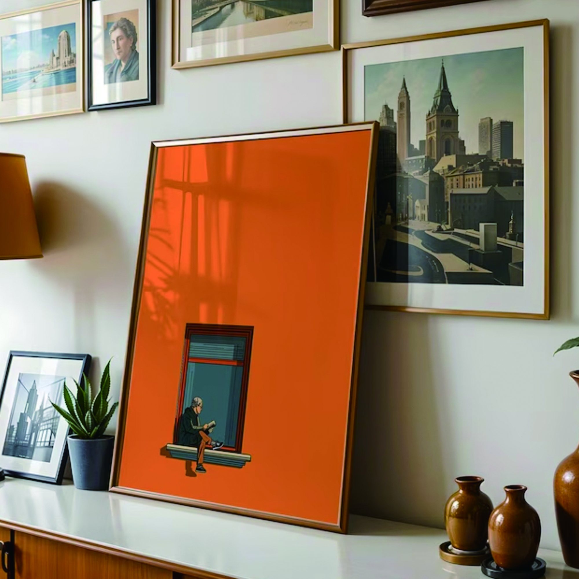 Orange Minimalist Dopamine War - огляд і ціна Home Decor Orange