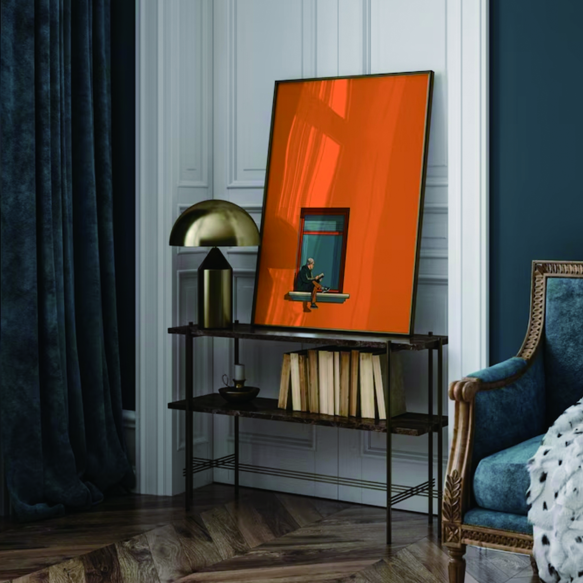 Orange Minimalist Dopamine War - огляд і ціна Home Decor Orange