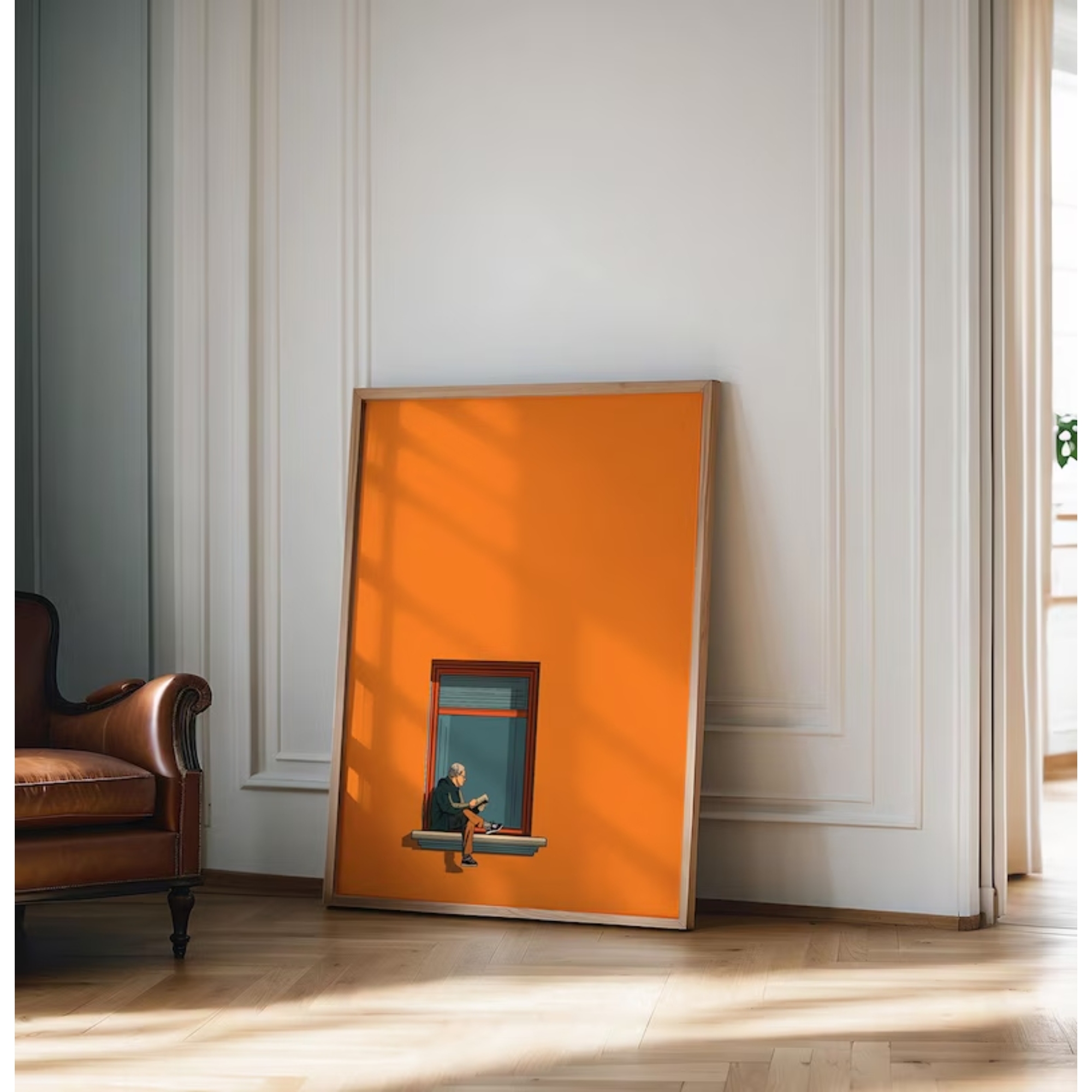 Orange Minimalist Dopamine War - огляд і ціна Home Decor Orange