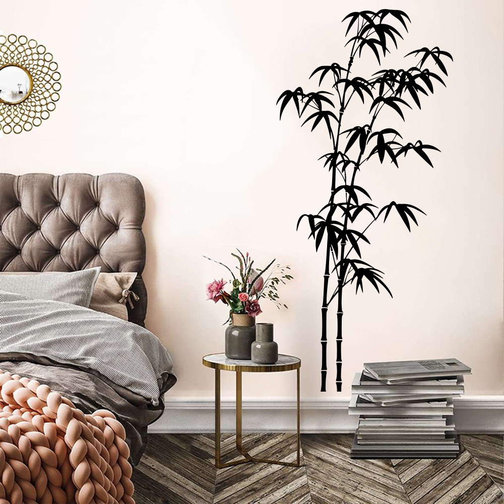 Large Bamboo Tree Wall Sticker - огляд і ціна Home Decor Vinyl Flooring