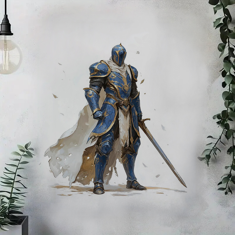 Medieval Knight Toilet Sticker - огляд і ціна Home Decor Medieval