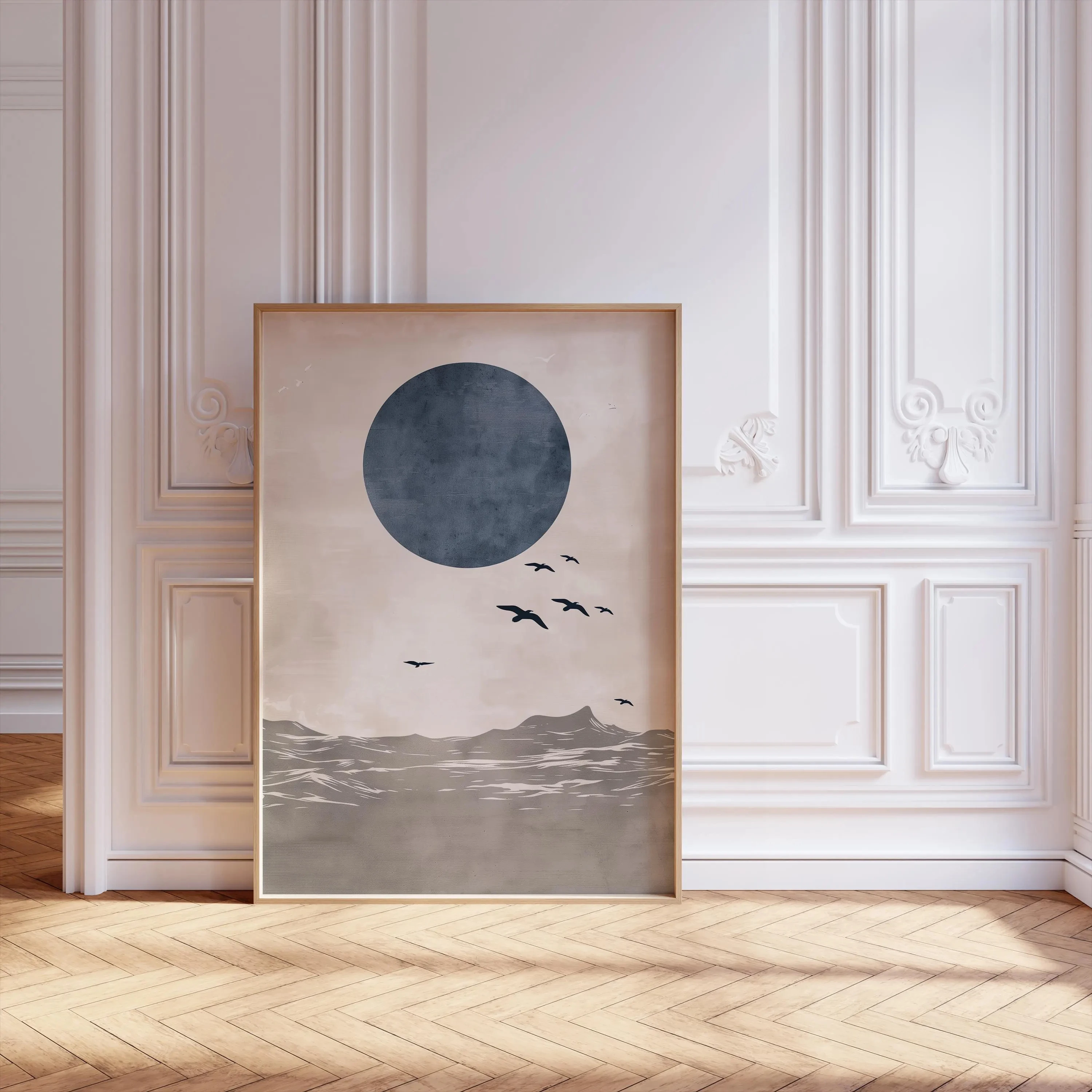 Japandi Poster Neutral Minimal - огляд і ціна Home Decor Orange