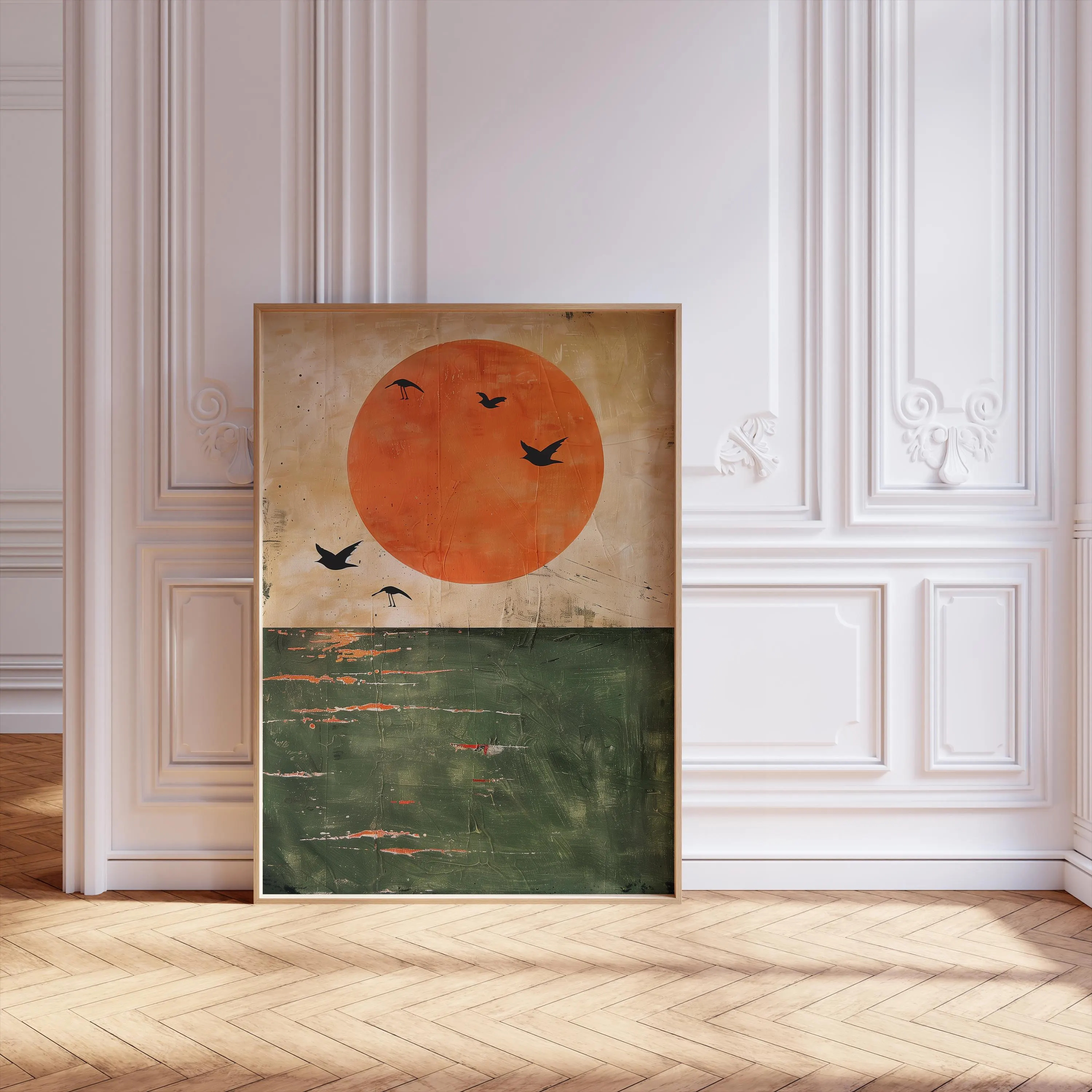 Japandi Poster Neutral Minimal - огляд і ціна Home Decor Orange