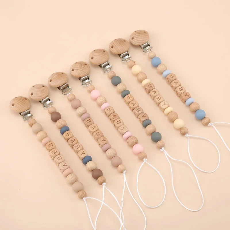 Baby Pacifier Clips Personaliz - огляд і ціна Wooden Letter Sign