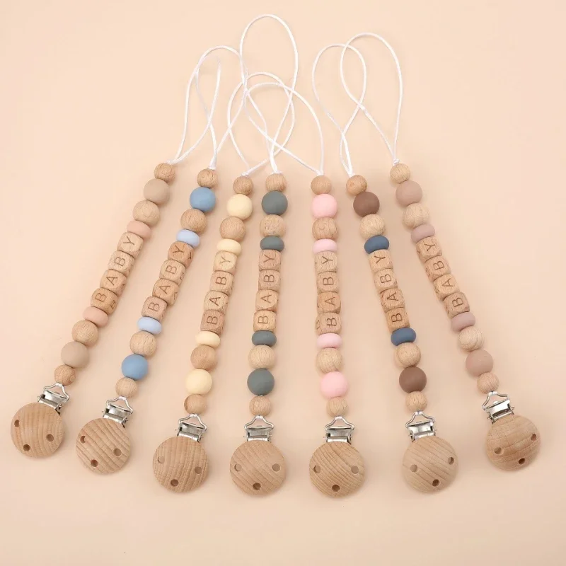 Baby Pacifier Clips Personaliz - огляд і ціна Wooden Letter Sign