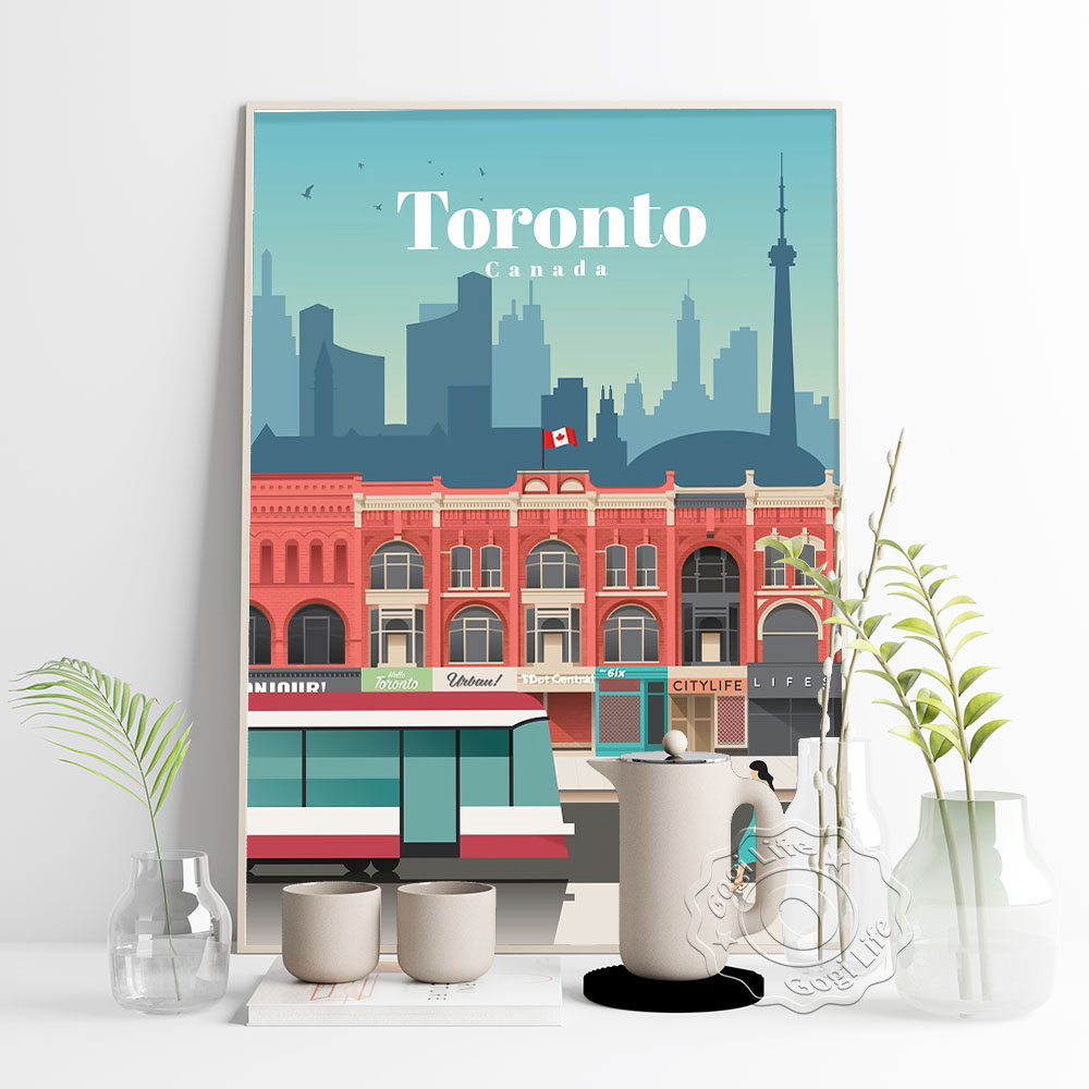 Modern Tavel City Scenery Canv - огляд і ціна Home Decor Melbourne