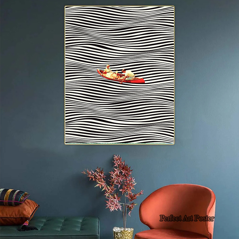 Optical Art Posters and Prints - огляд і ціна Home Decor Orange