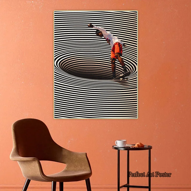 Optical Art Posters and Prints - огляд і ціна Home Decor Orange