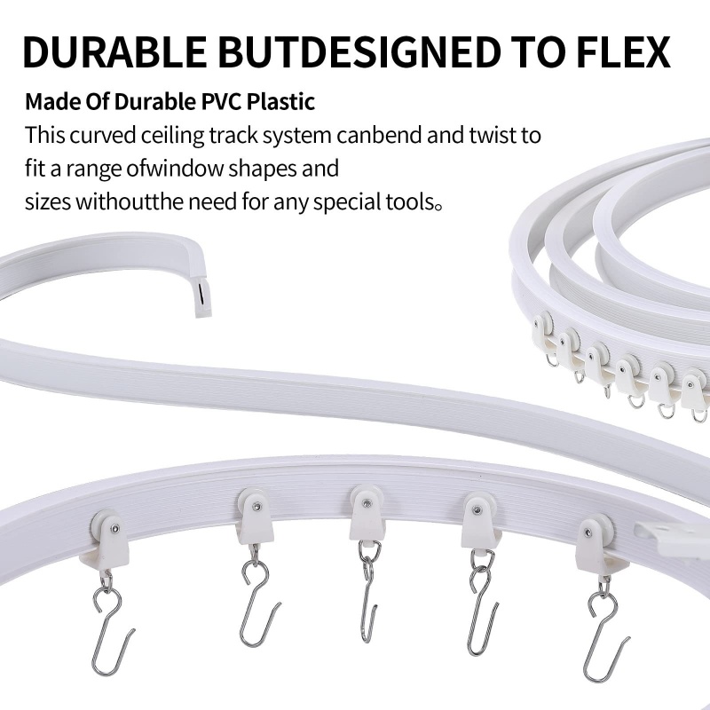 1-2M Flexible Bendable Curtain - огляд і ціна Room Divider Screen
