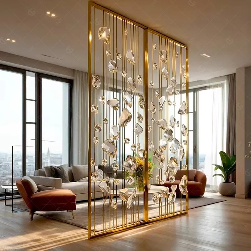 custom.Custom Gold Modern Stai - огляд і ціна Room Divider Screen
