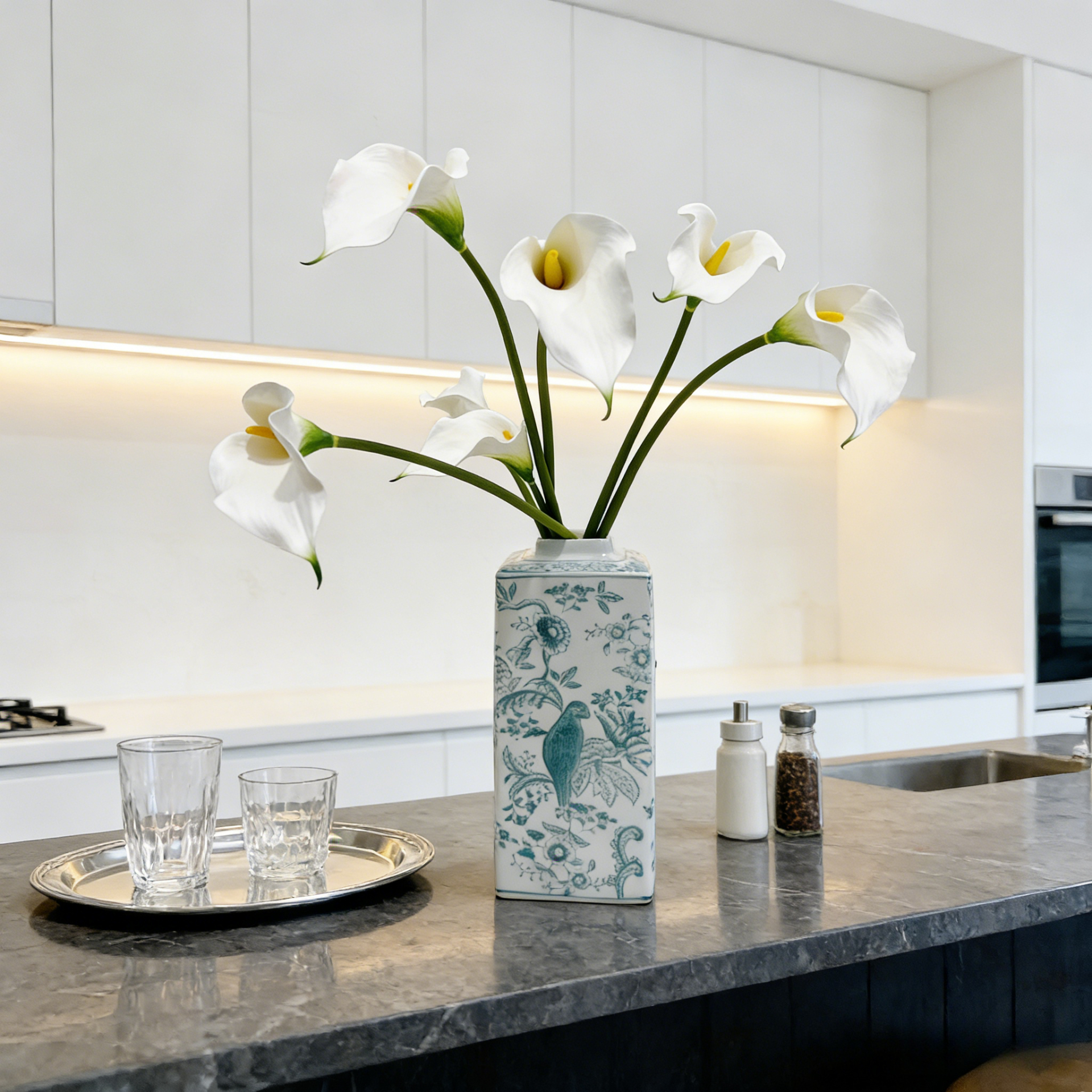 18.9 Inch Single Stem Artifici - огляд і ціна Home Decor Tulip