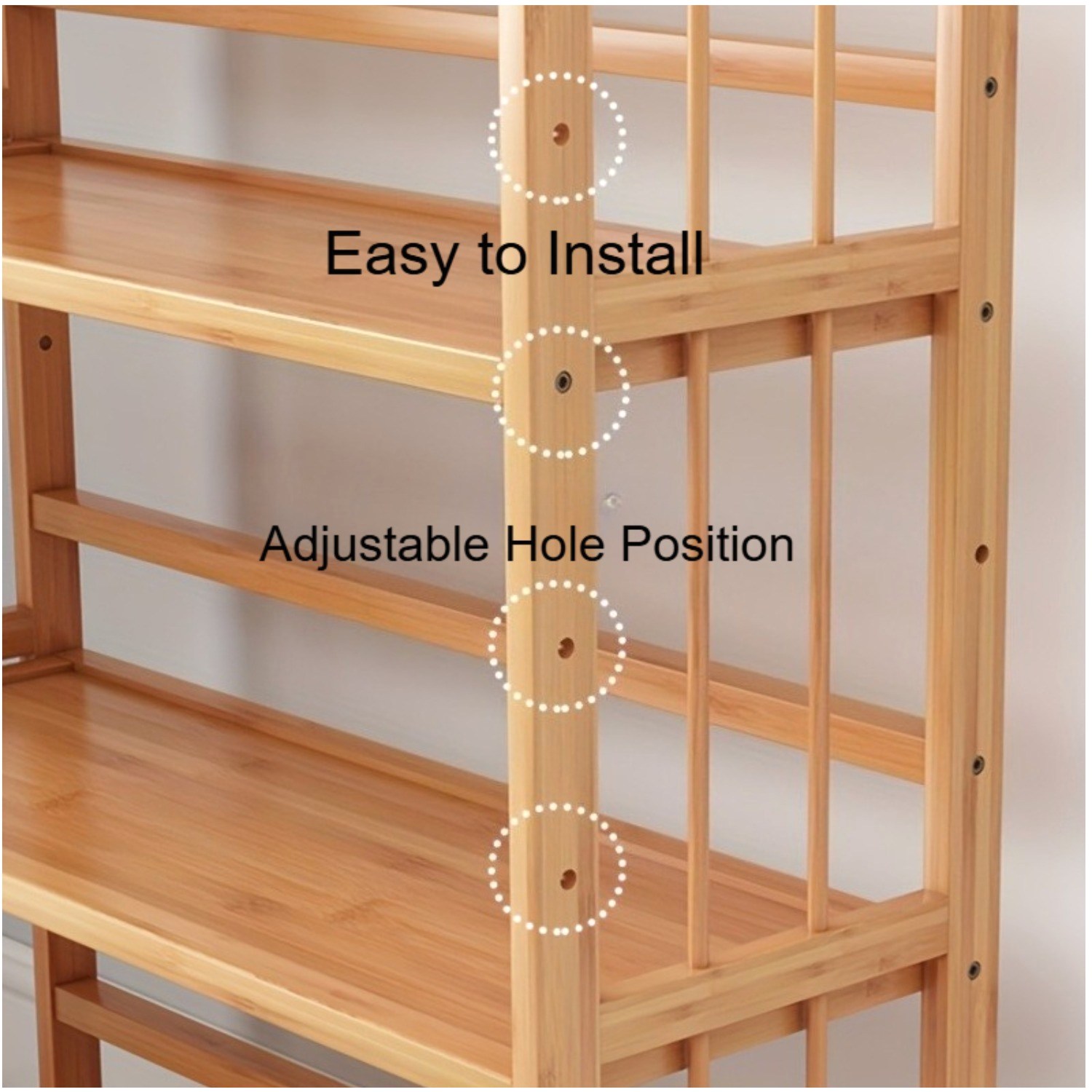 5-Tier Bamboo Shelf – Lightwei - огляд і ціна Home Decor On Wheels